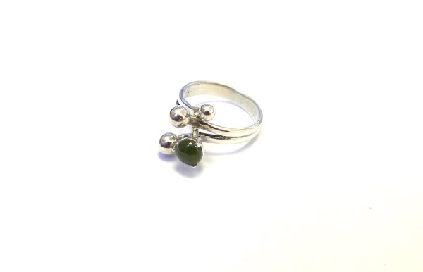 Sterling Silver Greenstone Ring - Image 4