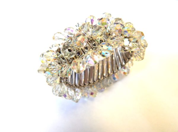 Vintage Crystal Expanding Bracelet - Image 2