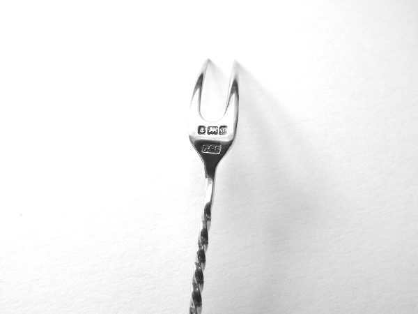 Sterling Silver Thistle Hors d'oeuvre Fork - Image 3
