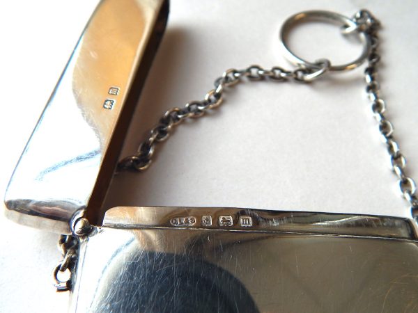 Sterling Silver Birmingham 1912 Card Case - Image 3