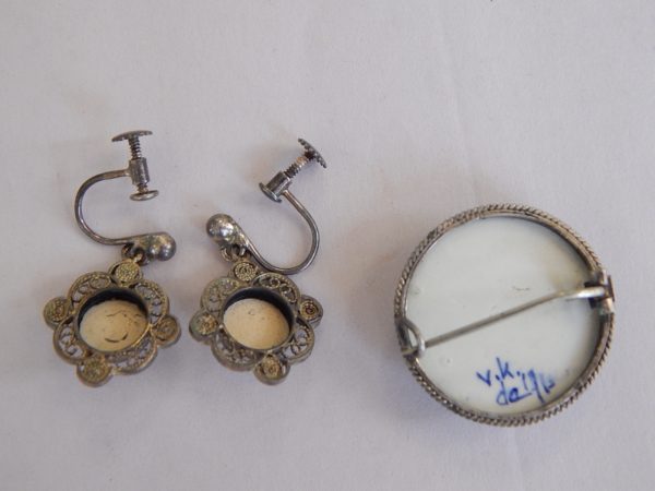 Sterling Silver Delft set - Image 2