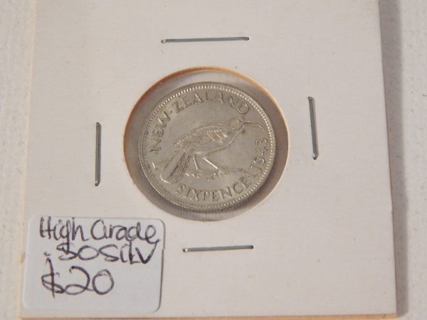 1943 NZ Sixpence. High Grade - Image 2