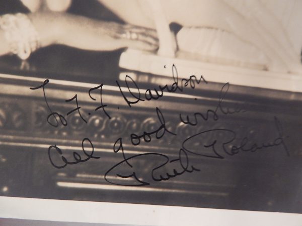 1920's Ruth Roland Signed Movie Photo - Image 2