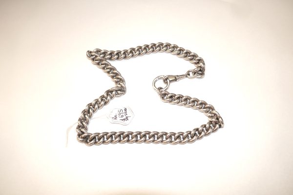 Very Heavy English Sterling Silver Chain