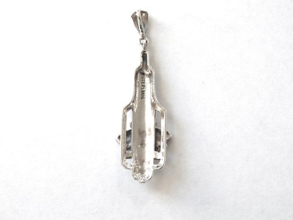 Sterling Silver Art Nouveau Inspired Bee Pendant - Image 2