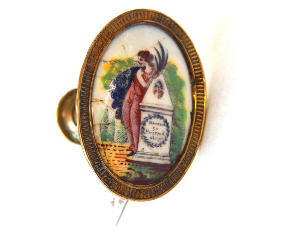 Hand Painted Antique Porcelain Drawer/Cupboard Handle