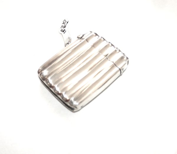 Unusual Sterling Silver Vesta Box. circa 1890