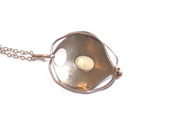 Murrle Bennet and Co Arts and Crafts Silver Necklace - Image 2