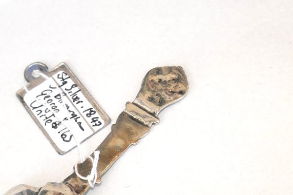 1842 George Unite , Sterling Silver Caddy Spoon - Image 4