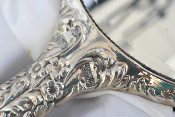 Sterling Silver Angel Brush and Mirror set - Image 5