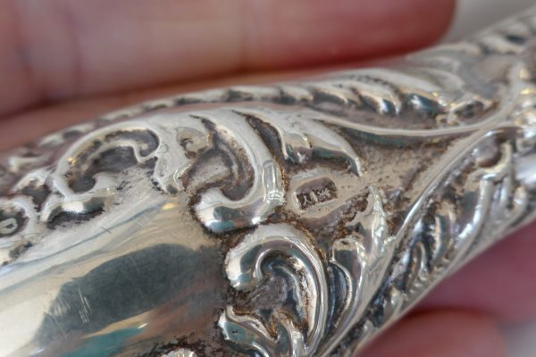 Sterling Silver Angel Brush and Mirror set - Image 7