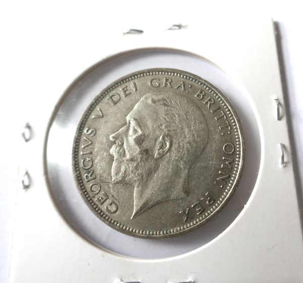 British 1927 half Crown coin - Image 2