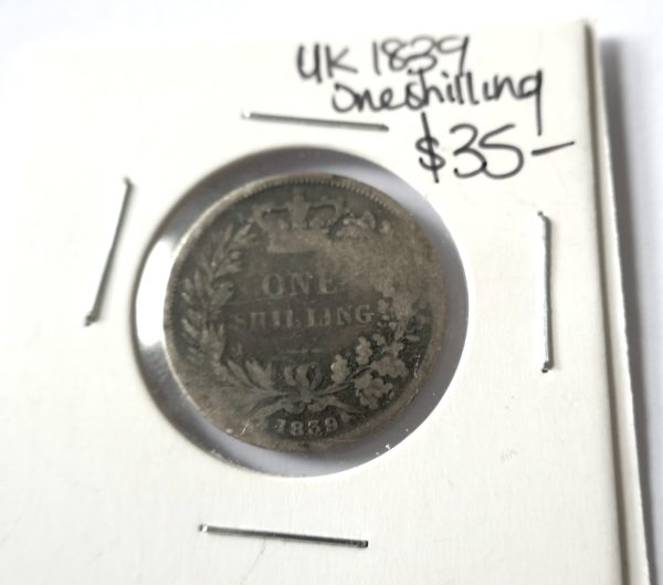 British 1839 One Shilling