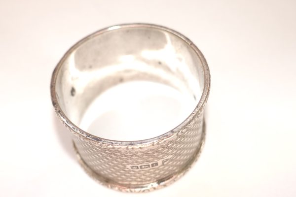 Antique Sterling Silver Napkin Ring - Image 4