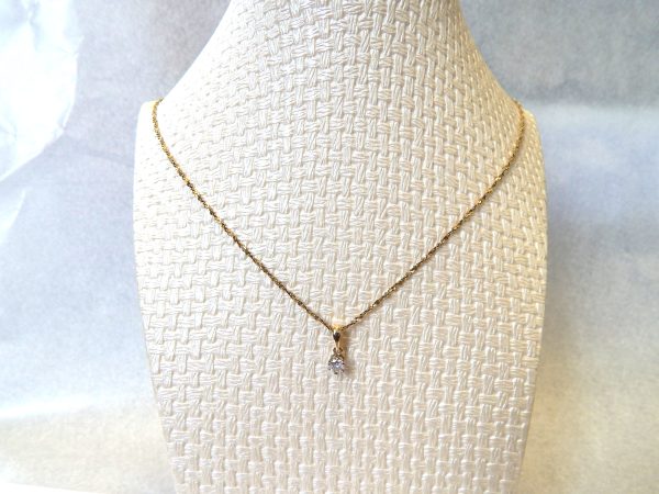 Gold Diamond Pendant - Image 4