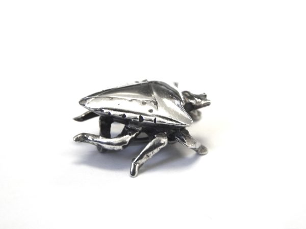 Sterling Silver Beetle Brooch