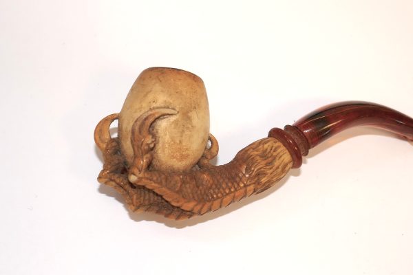 Antique little Eagles Claw Meerschaum Pipe