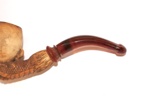 Antique little Eagles Claw Meerschaum Pipe - Image 5