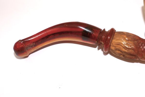 Antique little Eagles Claw Meerschaum Pipe - Image 7