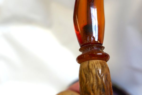 Antique little Eagles Claw Meerschaum Pipe - Image 11