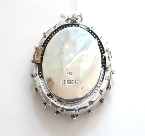 1908 Sterling silver Locket - Image 2