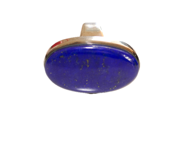 Lapis lazuli Sterling Silver ring with large stone - Image 6
