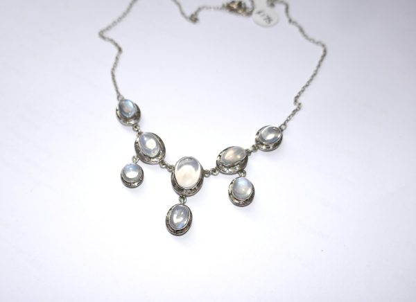 Stunning Sterling Silver and Moonstone  Necklace - Image 2