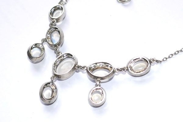 Stunning Sterling Silver and Moonstone  Necklace - Image 3