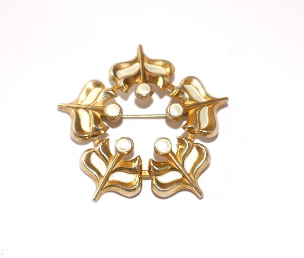 Sterling Silver David Andersen Norway enamel Brooch