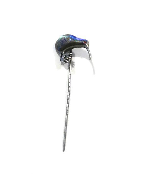 Sterling Silver and Paua Stick / Tie Pin