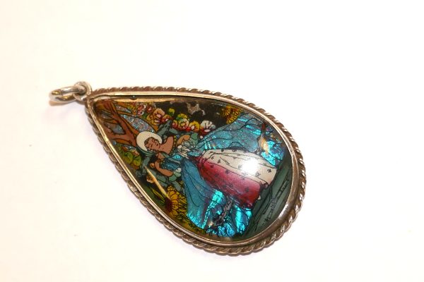 Sterling Silver and Butterfly Vintage pendant