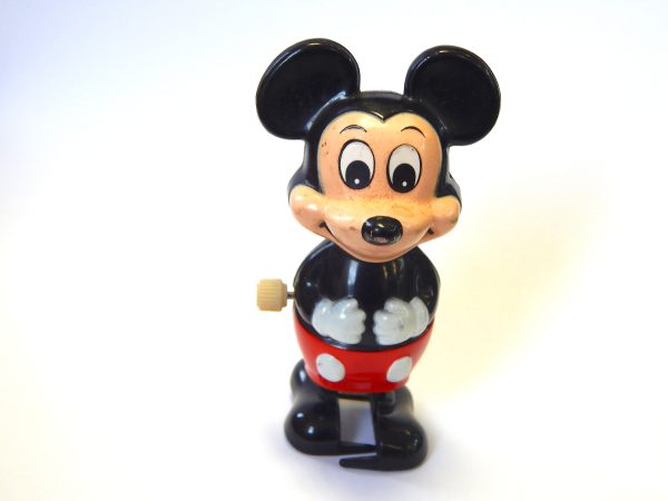 Vintage Tomy Wind up Mickey Mouse Toy
