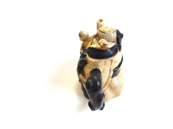 Carved Soap Stone Asian Teapot - Image 2