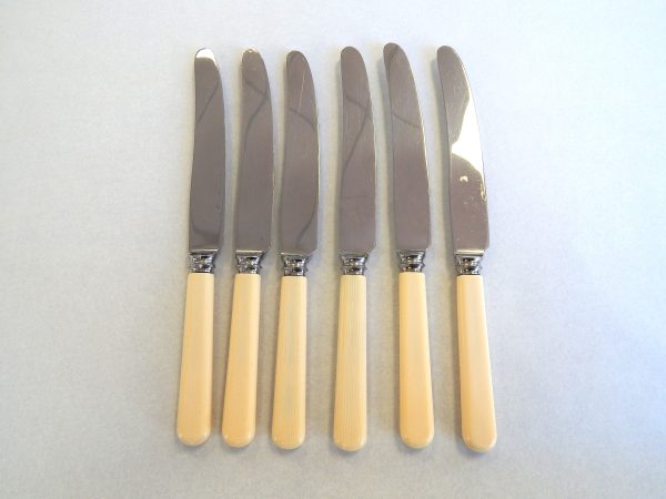 Vintage Frank Wood, Sheffield, England. Dinner Knives (6) - Image 2