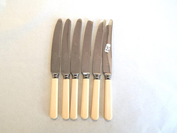 Vintage Frank Wood, Sheffield, England. Dinner Knives (6)
