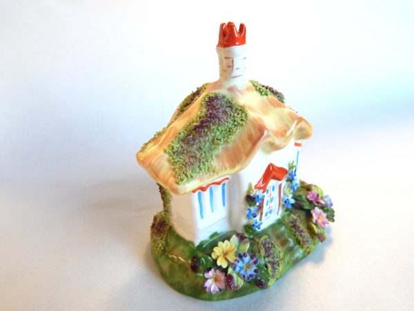 Hand Modelled Bone China Cottage, Denton China, England - Image 6