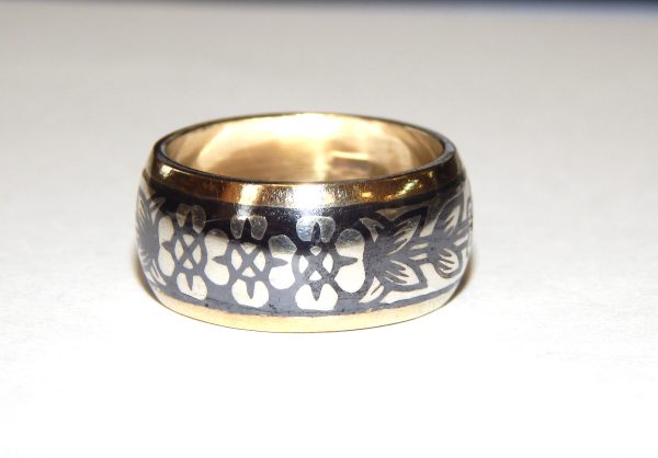Vintage .875 Silver Russian Ring