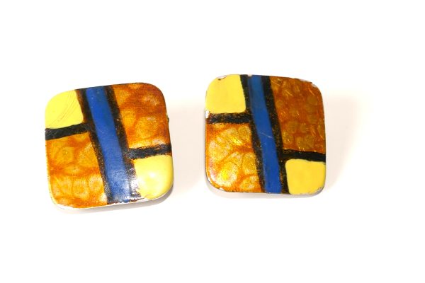 Funky clip on earrings