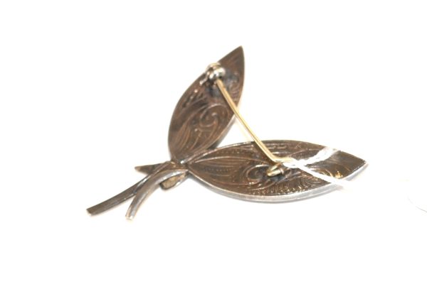Sterling Silver and Paua Brooch - Image 2