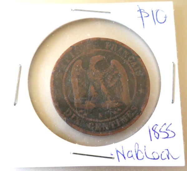 1855 France , coin