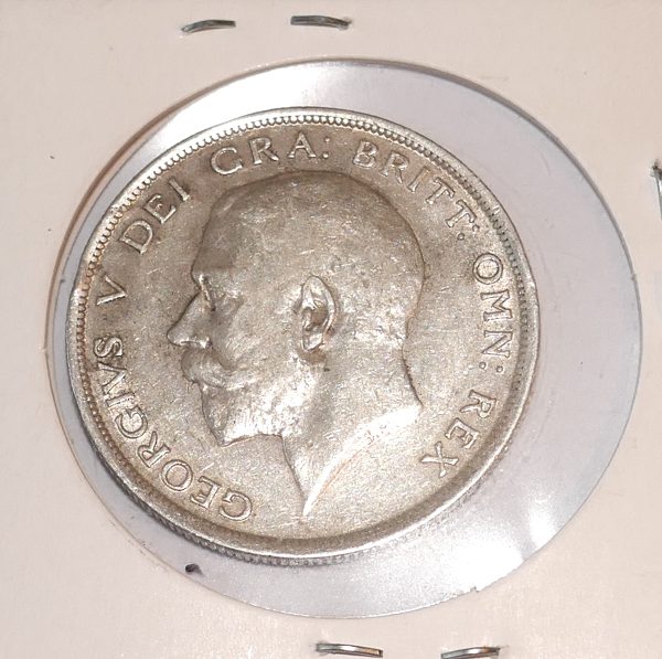 1916 British, Half Crown Coin - Image 2