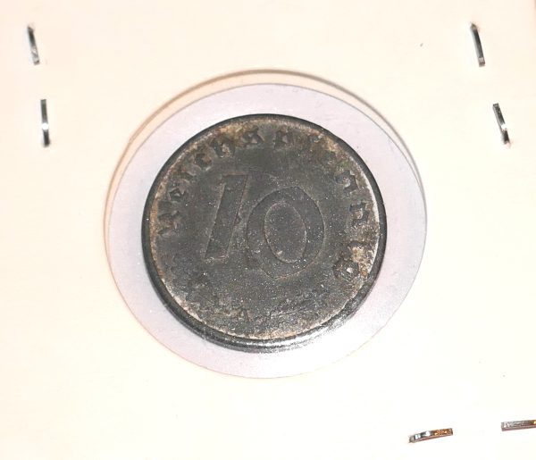 German 1942, WW2 10 Pfening coin