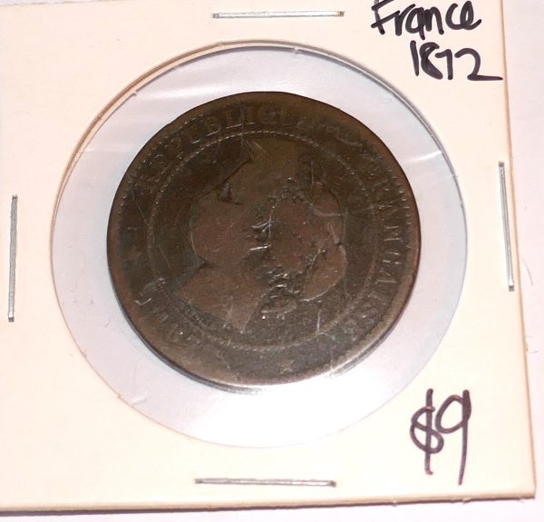 1872  French coin