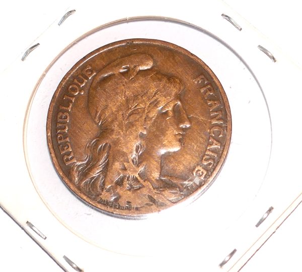 1912 French 10 cent coin - Image 2