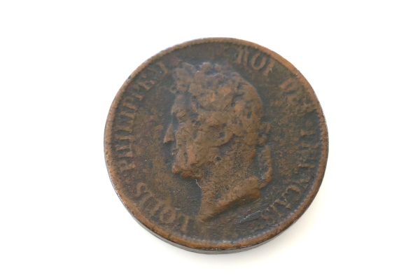 1839 10 cent French colonies coin - Image 2