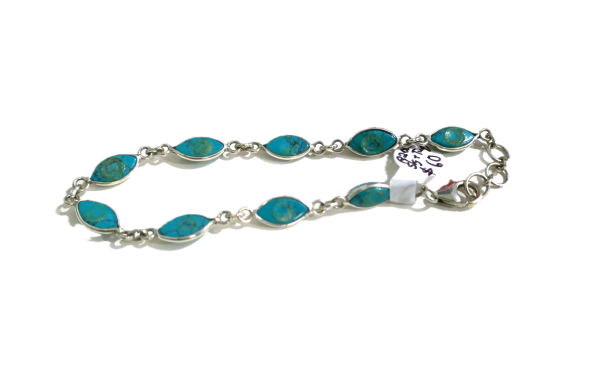 Sterling Silver and Turquoise bracelet - Image 2