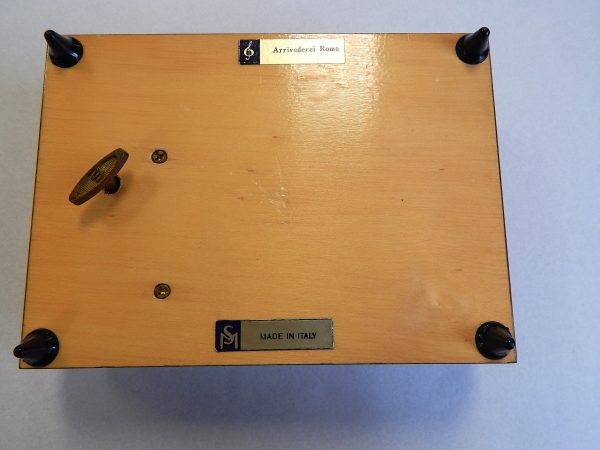 Pretty Inlay Wooden Musical Jewellery Box - Made in Italy - Image 4