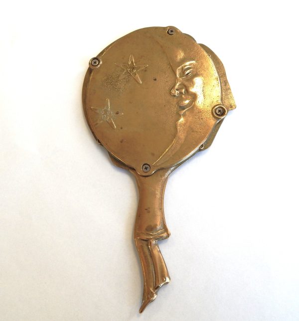 Brass Hand Held Mirror - Image 2