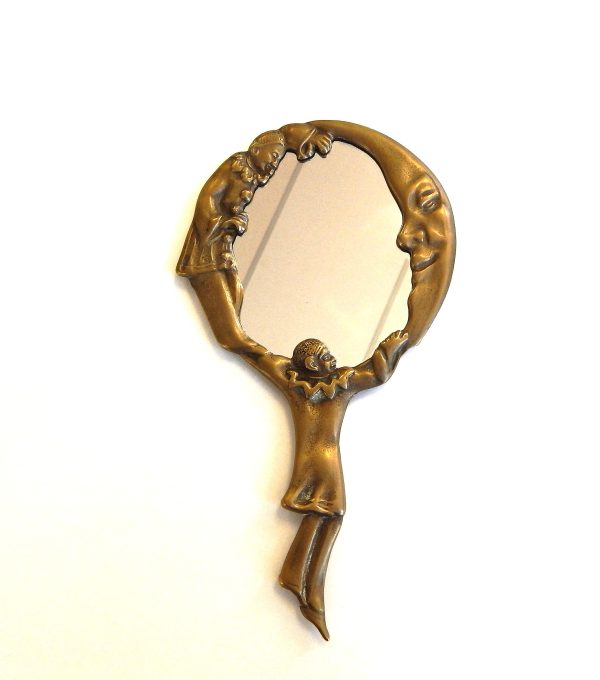Brass Hand Held Mirror