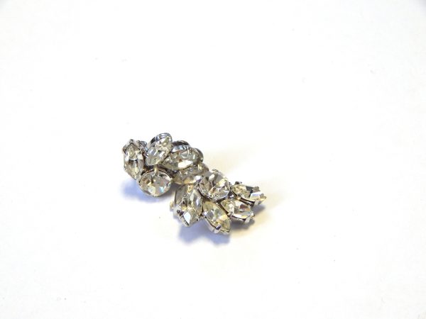 Vintage Diamante Clip On Earrings